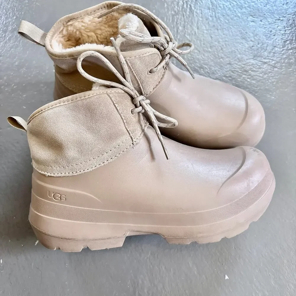 Ugg Women's Tasman X Lace Waterproof Boots Mustard Seed 1146310 9